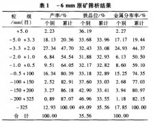 濕式永磁強磁選機分選赤鐵礦石試驗研究